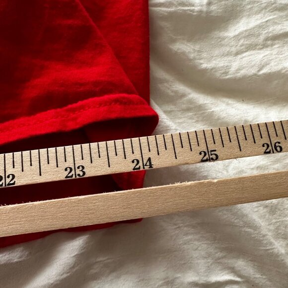 Grandma Elf Graphic T-Shirt Red Gildan Softstyle Ring Spun Cotton 3XL - Picture 6 of 8